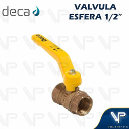 REGISTRO VALVULA DE ESFERA DECA    1/2" (DN 15mm)1552 B012 KIT5